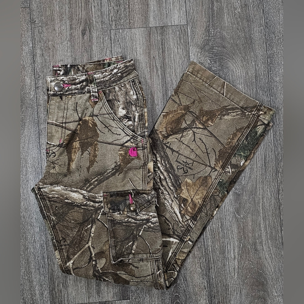 Girl's Carhartt Camouflage Pants-Size 10